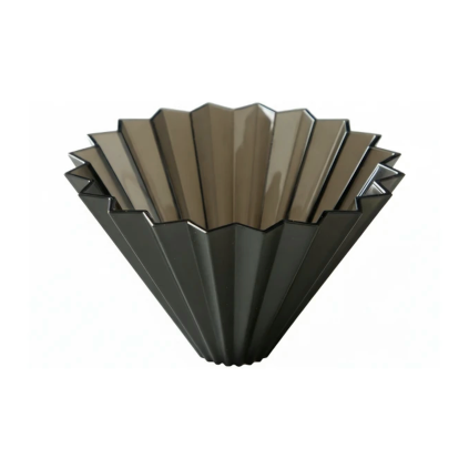 coffee sheep priprava kavy origami air plastovy dripper m cierny set s drziakom 02
