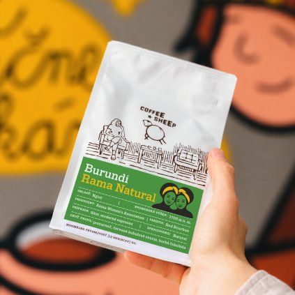 coffee sheep kava burundi rama natural 250g v ruke